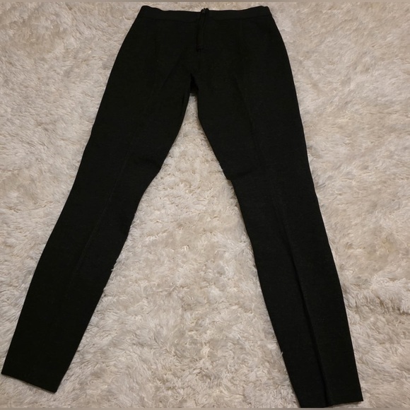 J. Crew Pixie Stretch Ponte Knit Back Pant Exposed Zipper Charcoal Gray EUC - Picture 10 of 10